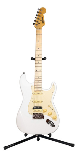 Logan Guitarra Eléctrica Tipo Stratocaster Vintagehss Blanca