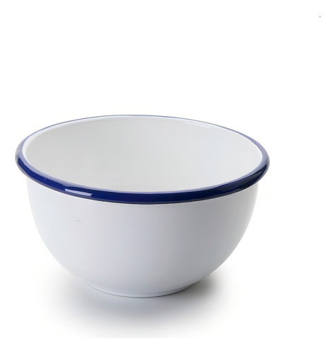 Bowl O Tazón De Peltre Blanco 16 Cm Marca Ibili