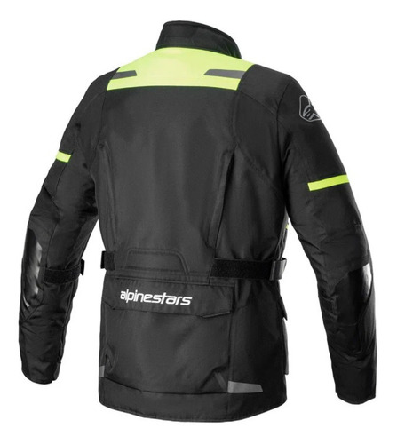 Jaqueta Alpinestars Andes V3 Preta Amarela Impermeável Parka