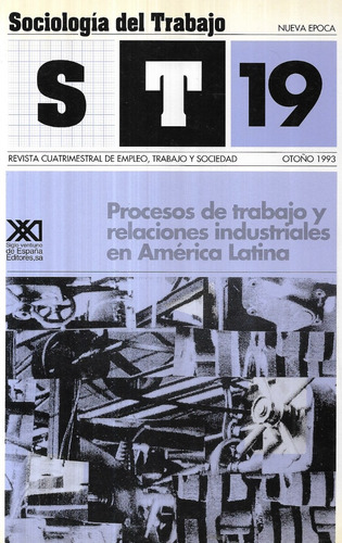 Procesos De Trabajo Relaciones Industriales América Latina