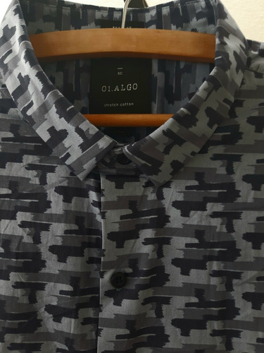 Camisa Regular Stretch Premium Hombre Talla Xl / 36-38