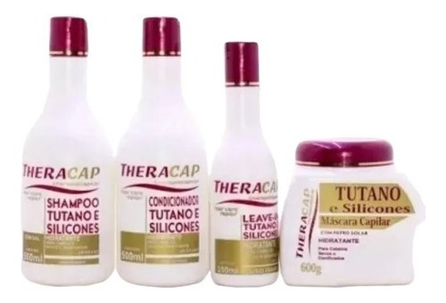 Kit Hidratação Tutano Theracap 4 Itens Pronta Entrega Brinde