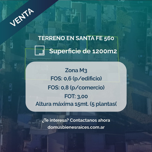 Imagen 2 de 7 de Venta Terreno Santa Fe Al 500