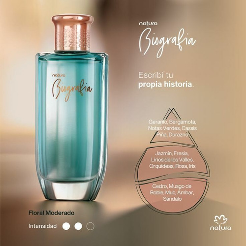 Perfume Biografía Clasico Femenino Edt 100ml Natura