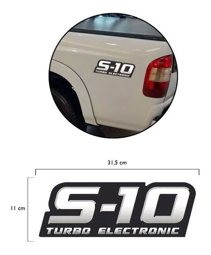 Imagem 7 de 7 de Kit Adesivos Faixas S10 Executive Chevrolet Turbo Eletronic