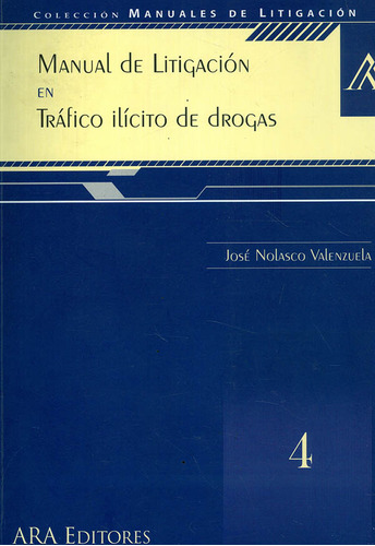 Livro - Manual De Litigación En Tráfico Ilícito De Drogas