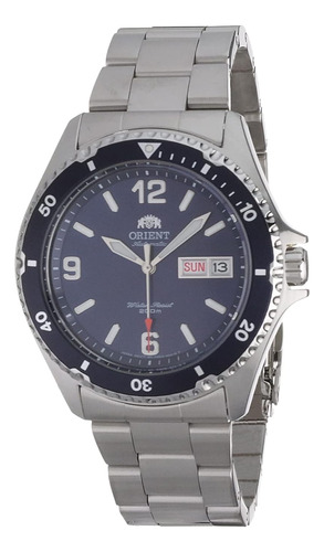 Reloj Pulsera  Orient Aa02002d Del Dial Azul