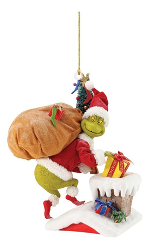 7 Pieces Grinch Hanging Ornament For Christmas Decoration