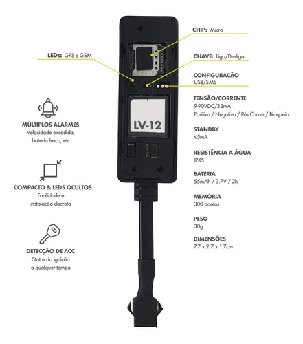 Rastreador E Bloqueador Pointer Gps Veicular Tempo Real