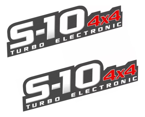 Adesivo Chevrolet S10 Rodeio 2011 4x4 Turbo Electronic