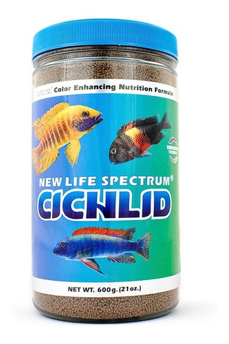 New Life Spectrum Cichlid 600gr - Alimento Premium Peces