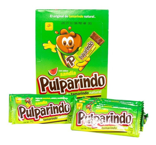 De La Rosa Pulparindo Sandía Con Tamarindo 280g 20 u