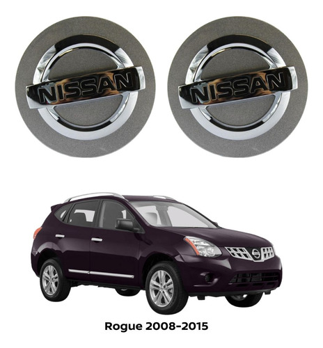 Tapón Rines De Lujo 2pz Rogue 2008-2015 Nissan