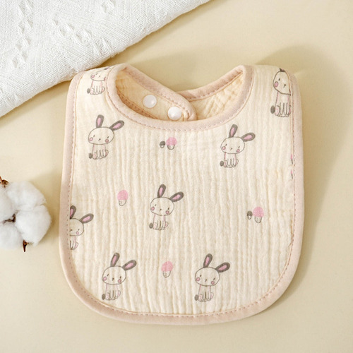 Babero En Forma De W Para Niños Y Niñas, A La Moda, Color Li