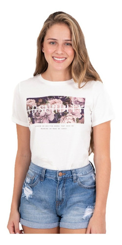 Camiseta Flashy Estampada Absurdity Mujer