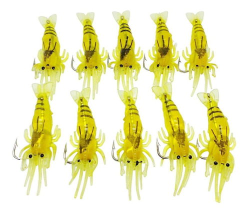 Señuelo Para Peces De Mar, Mxlbh-001, 10pzs 45x15mm, 1.3g, A
