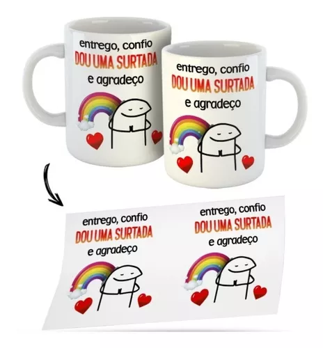 Caneca Divertida Frases Amor Meme Flork