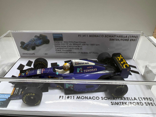 F1 1/43 Simtek M Schiattarella 1995