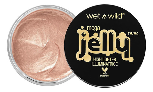 Iluminador En Gel Jelly Highlighter Mega Wet N Wild Tono Del Maquillaje Dorado