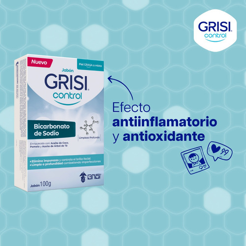 Jabón Axel Control Bicarbonato De Sodio 100g