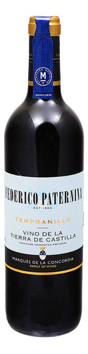 Vino Tinto Español Federico Paternina Tempranillo Tierra De Castilla 750ml
