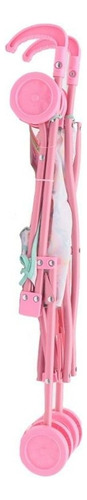 Bebé Con Carriola Juguete Infantil Incluye Biberón Y Chupón Rosa