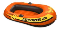 Comprar Flotador Inflable Intex Bote Explorer 200 Piscina