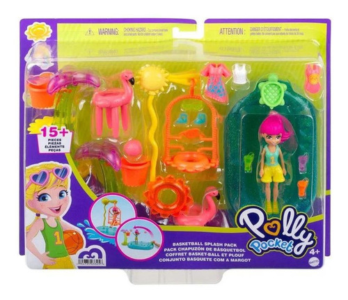 Polly Pocket - Conjunto Basquete Com A Margot - Hdw60 Mattel