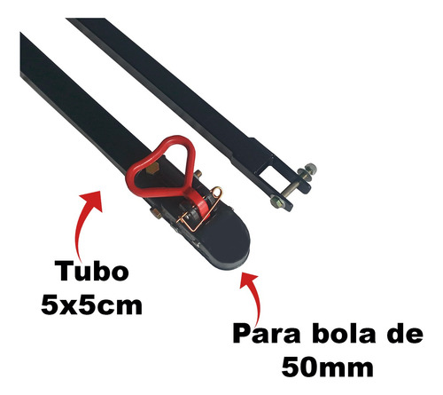 Cambão Para Socorrer Carros Automóveis Suporta Até 3.500kg
