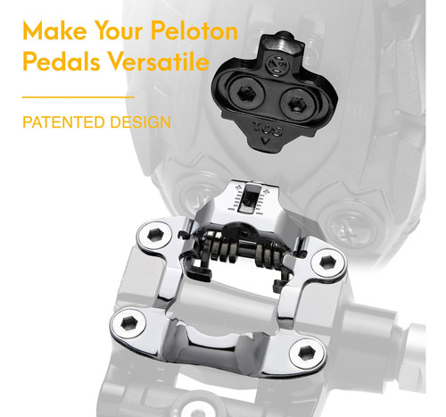 Toe Cages & Spd Adapters Venzo Bike Bicycle For Peloton