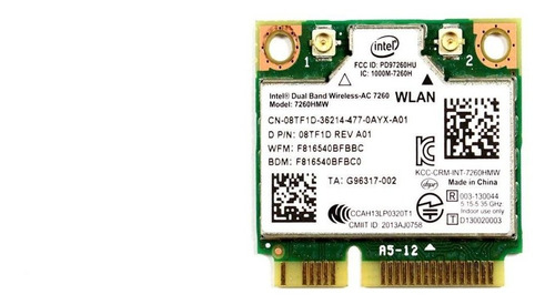 Tfd Intel Dual Band Wirele Ac Wlan Wifi Bluetooth Media