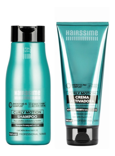 Hairssime Kit Shampoo Y Activadora Curly Motion Hair Logic