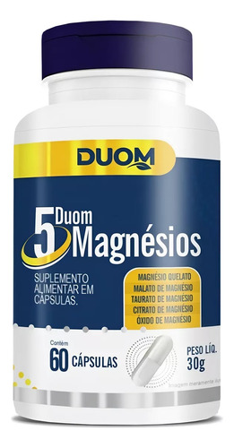 Magnesio Total 5 - Duom - 60 Capsulas