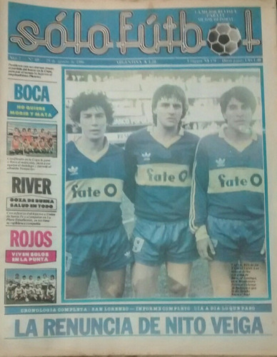 Revista Solo Futbol 60 Poster Union Villa Krause,figus Colon