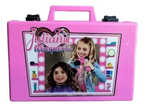 Valija Juliana Set Peluqueria Grande Con Accesorios Secador