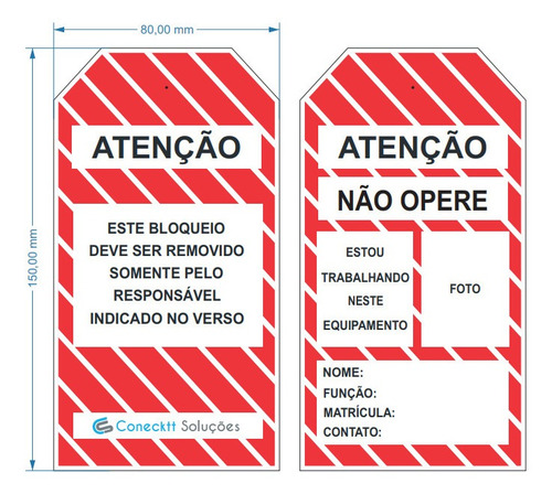 Imagem 3 de 7 de Kit Bloqueio Energia Nr10 E Nr12 Loto Lockout Tagout