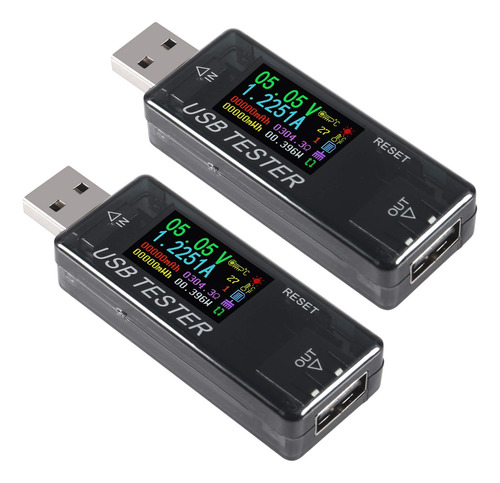 Probador Usb 8 En 1 Probador De Voltaje Y Corriente 10v 3a V