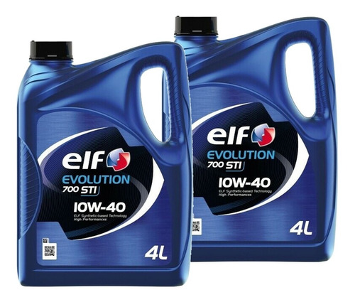 Aceite X 8 Litros Semi Sintetico Elf Evolution 700 Sti 10w40