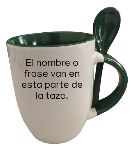 Taza Con Cuchara Gta Sa Grove St 4 Life Personalizable Verde Grove St 4 Life