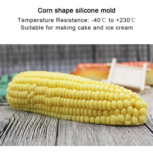 Molde Para Pastel Mousse De Silicona Con Forma De Maíz Único