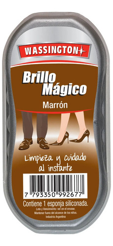 Wassington Brillo Magico Marron - Rinde 100 Lustradas