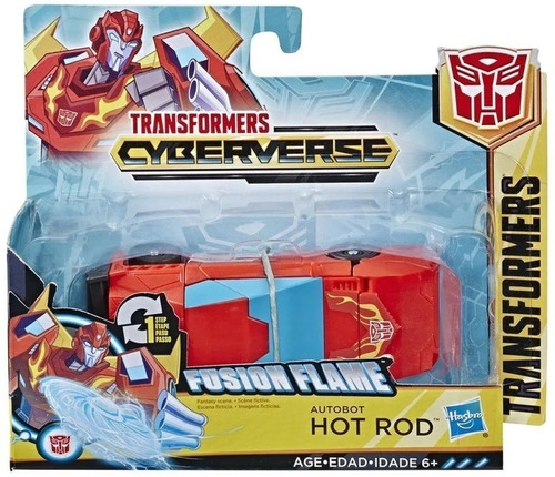 Boneco Hot Rod 10 Cm - Transformers Cyberverse Hasbro E3522