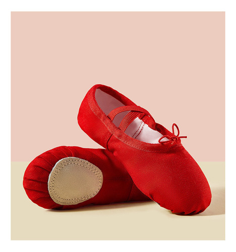 Zapatos Fiesta De Ballet Para Niña Y Mujer, Piel Pu Elástica