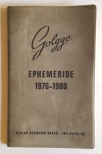 Astrologia; Golgge: Ephemeride 1976-1980, En Alemán