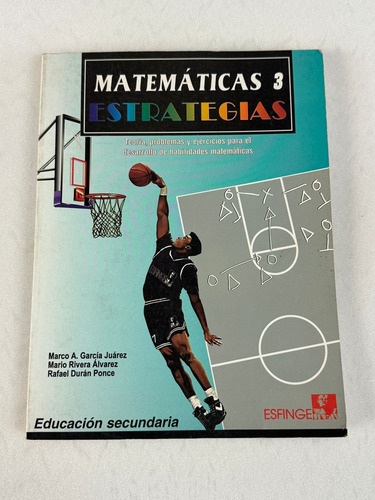 Matemáticas 3 Estrategías, Teoria Problemas Y Ejercicios (Usado)