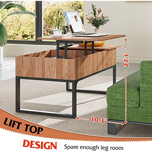 Mesa De Café Elevable Sala De Estar, Mesa De Café Mod...