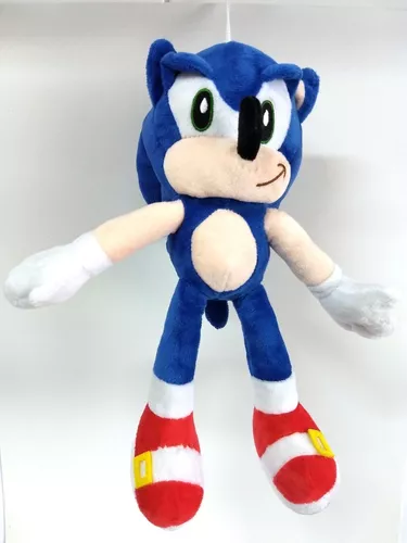 Boneco Pelúcia Sonic Grande 36 Cm Antialérgico