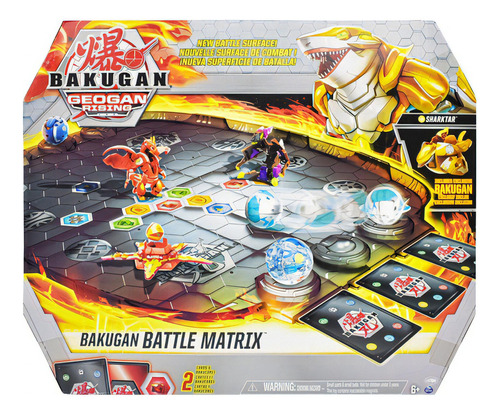 Bakugan Battle Matrix Sharktar Geogan Rising Spin Master