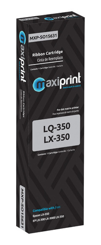 Cinta Maxiprint Compatible Con Epson Lq-350 Lx-350 S015631
