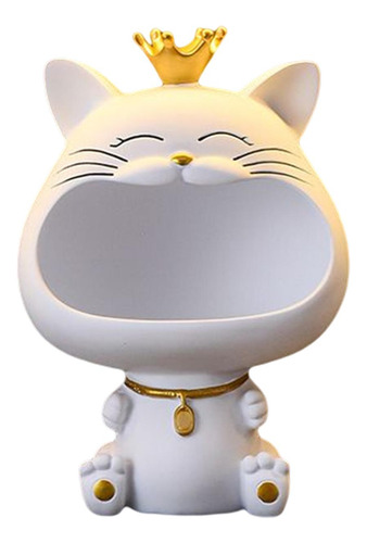 Organizador De Estatuillas De Gato, Caja De Almacenamiento